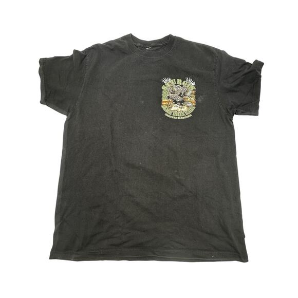 STURGIS 2016 black t-shirt men's  motorcycle graphic print front and back MEDIUM - Picture 7 of 8